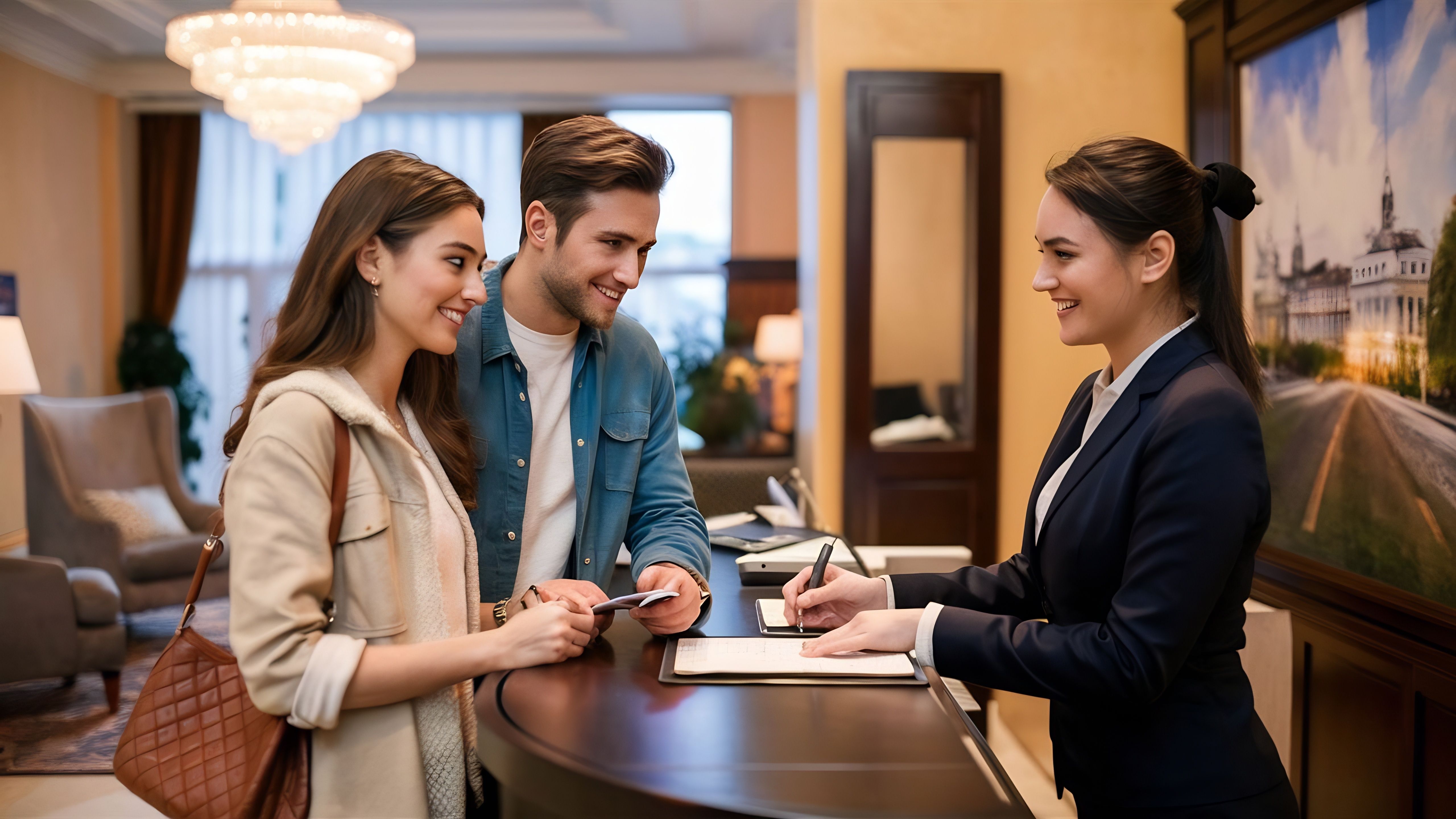 Otel resepsiyonunda misafir deneyimi