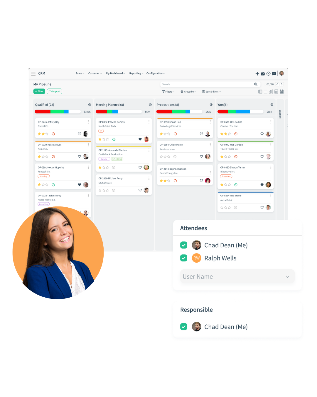 CloudOffix Sales Cloud CRM satış pipeline ve gelir analitiği görünümü