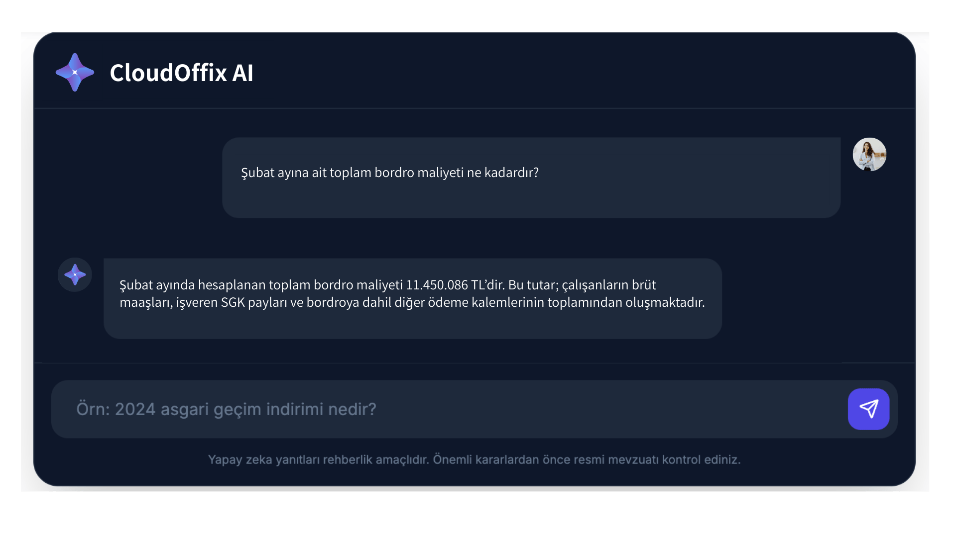CloudOffix Bordrolama AI